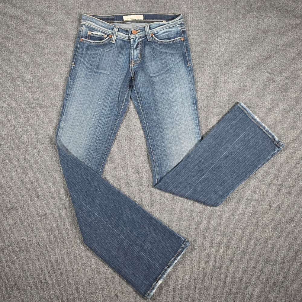 Flying Monkey Womens Bootcut Jeans Size 3 Medium Wash Blue Low Rise L1025R USA